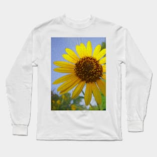 Nature Art Sunflower Long Sleeve T-Shirt